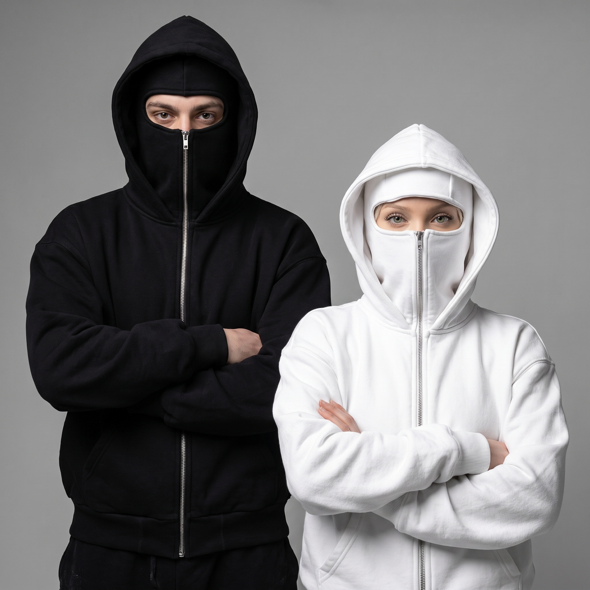 ETER Full-Zip Masken-Hoodie